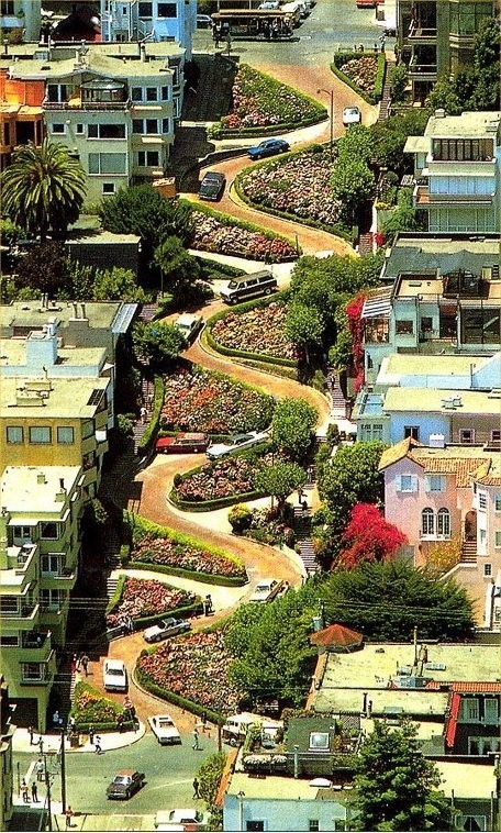 Curves, Lombard Street, San Francisco
