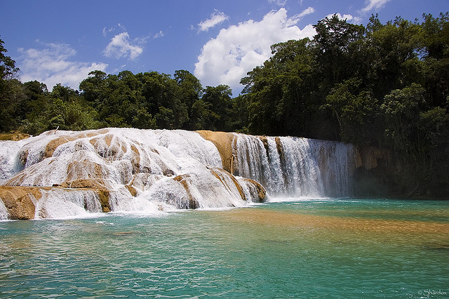 Cascadas de Agua Azul, Chiapas, MexicoTravel infos/Accomodation: http://www.travelchiapas.com/
