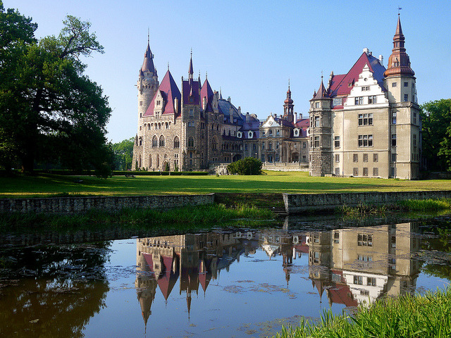 by radimersky on Flickr.Moszna castle - one of the best known monuments in the western part of Upper Silesia, Poland.