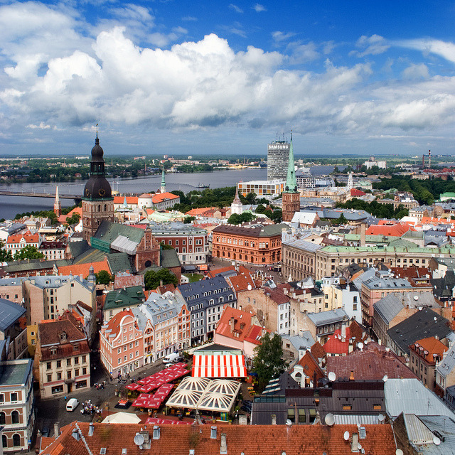 by drrobert1 on Flickr.Riga Old Town, Latvia.