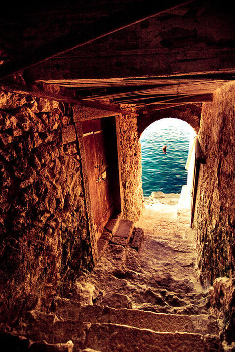 Passage to the Sea, Isle of Crete, Greece