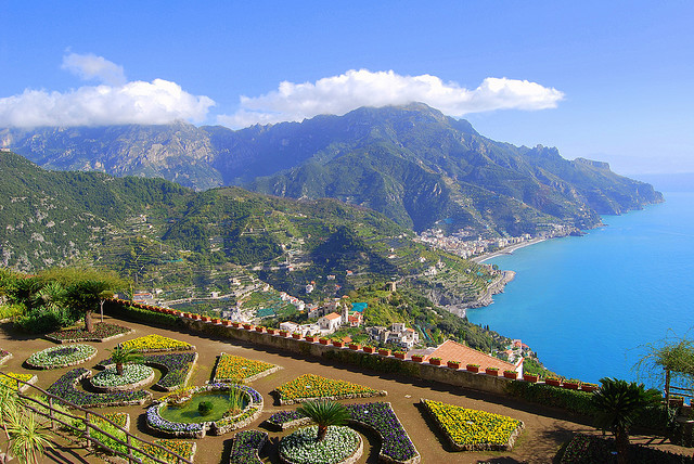 by Atilla2008 on Flickr.Beautiful gardens above Ravello on Amalfi Coast, Italy.
