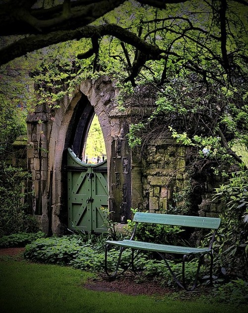 Garden Gate, Regents Park, London, England