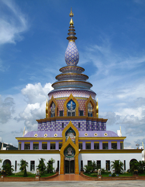 Wat Tha Ton temple in Chiang Mai Province, Thailand