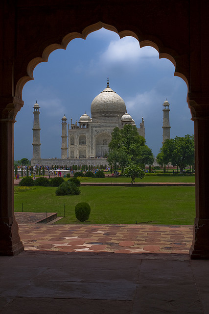 Glimpse of an architectural wonder, Taj Mahal, Agra, India