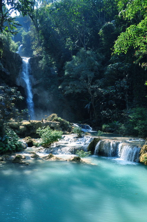 Upper Falls, Tat Kuang Si, Laos