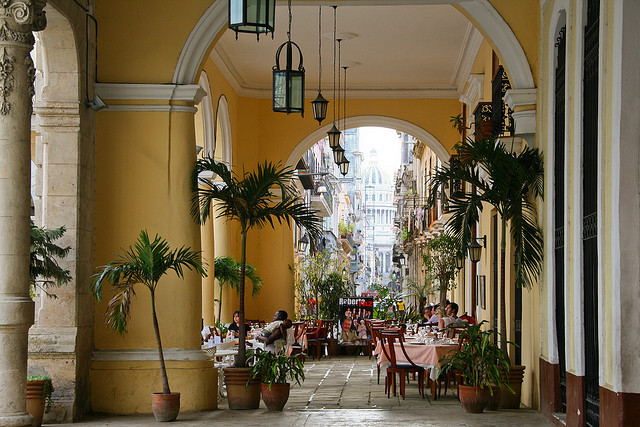 Plaza Vieja in Havana, Cuba
