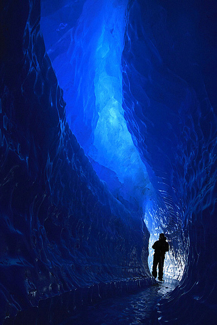 The Blue Tunnel, Queen Maud Land, Antarctica