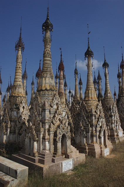 The ancient Kakku Pagodas, Shan State, Myanmar