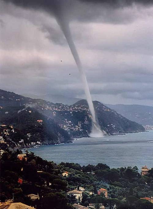 Water Spout, Liguria, Italy