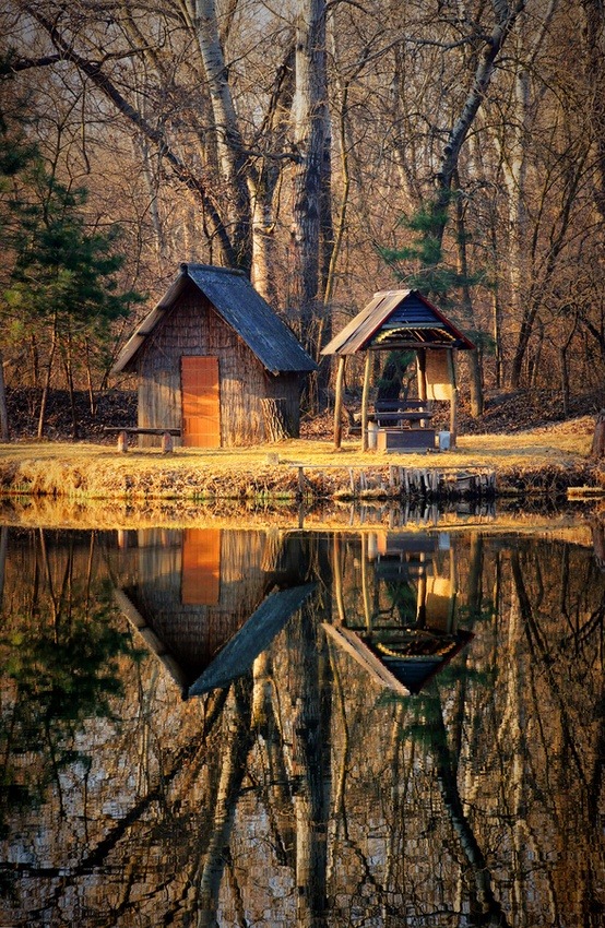 Lake Reflection, Hungary
