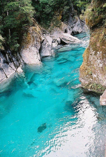 Turquoise River, South Island, New Zealand