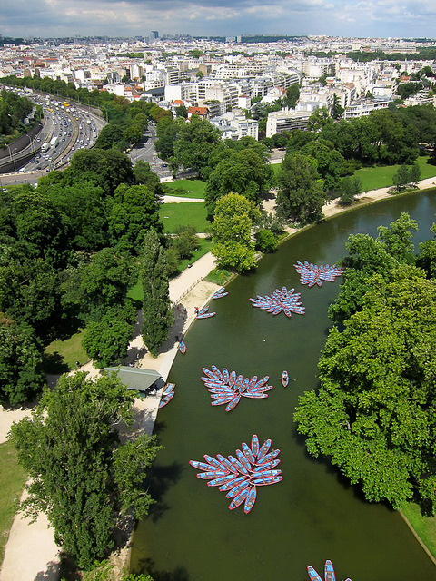 Lac Daumesnil in Bois de Vincennes Park, Paris, France