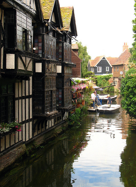 Stour River in Canterbury, England