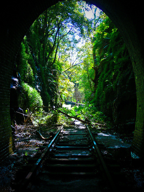 Abandoned Helensburgh Tunnel in New South Wales / Australia